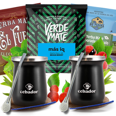 Sada Yerba Maté pro dva 3x50g 150g 2x TermoMate + 2x Bombilla