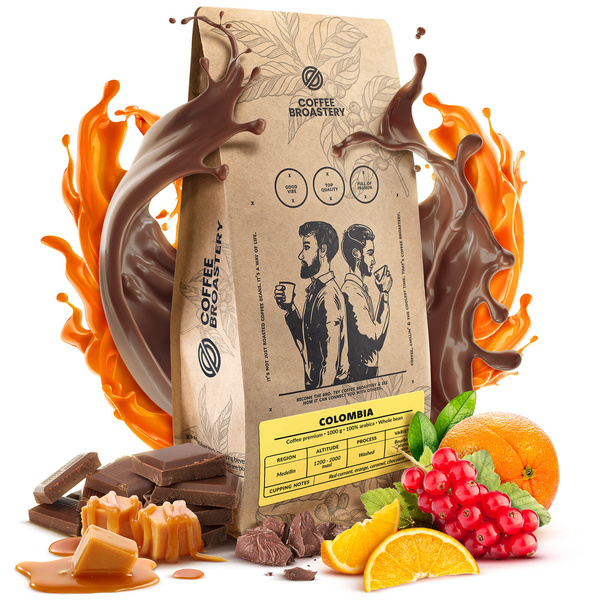 Bro Coffee Roastery - Zrnková káva Colombia Medellin Premium 1 kg