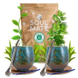 Sada Yerba Maté Soul Mate 500g 0,5kg 2x Kalabása + 2x Bombilla