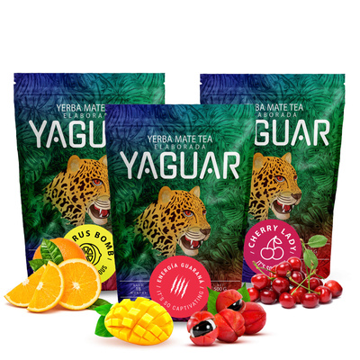 Trio yerba mate Yaguar na START pro začátečníky