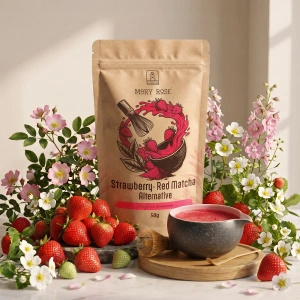 Mary Rose – Red Matcha Alternative – Jahoda (prášek) 50 g