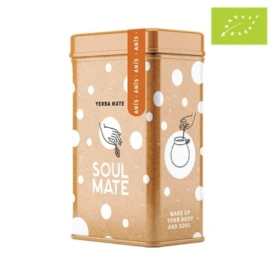 Yerbera – Plechovka + Soul Mate Orgánica Anís 0,5 kg