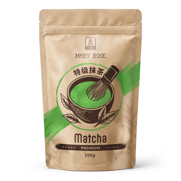 Sada 2 čajů matcha z Číny: prémiová + kulinární