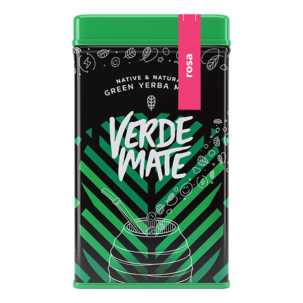 Yerbera – Plechovka + Verde Mate Green Rosa 0,5 kg
