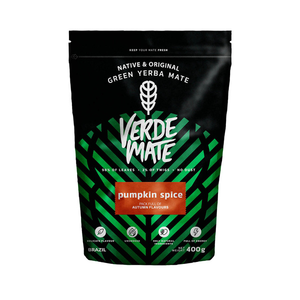 Startovací Sada Yerba Mate Verde Mate Pumpkin Spice 500 g + Kalabasa Caldero Kotlík