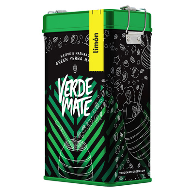 Yerbera – Plechovka + Verde Mate Green Limón 0,5 kg
