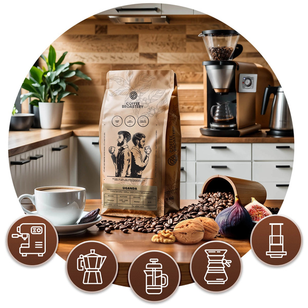 Bro Coffee Roastery - Zrnková káva Uganda Kanyenye Speciality 400 g
