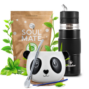 Sada Yerba Maté Soul Mate Elaborada 500g 0,5kg Yerbomos + Kalabása + Bombilla
