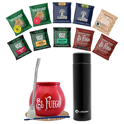 Sada Yerba Mate 500g Tykev 10x50g termoska