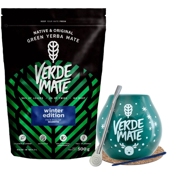 Yerba Verde Mate zimní sada pro začátečníky 500g