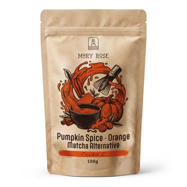 Mary Rose – Orange Matcha Alternative – Pumpkin Spice (prášek) 100 g