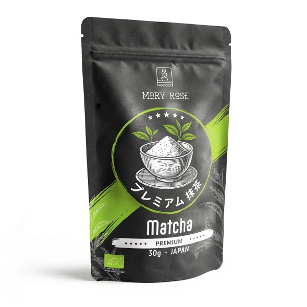 Mary Rose – Japonský zelený čaj Matcha (BIO) Premium 30 g