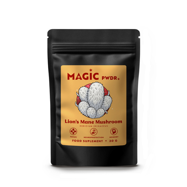 Magic Pwdr – Lion's Mane – Korálovec ježatý 30 g