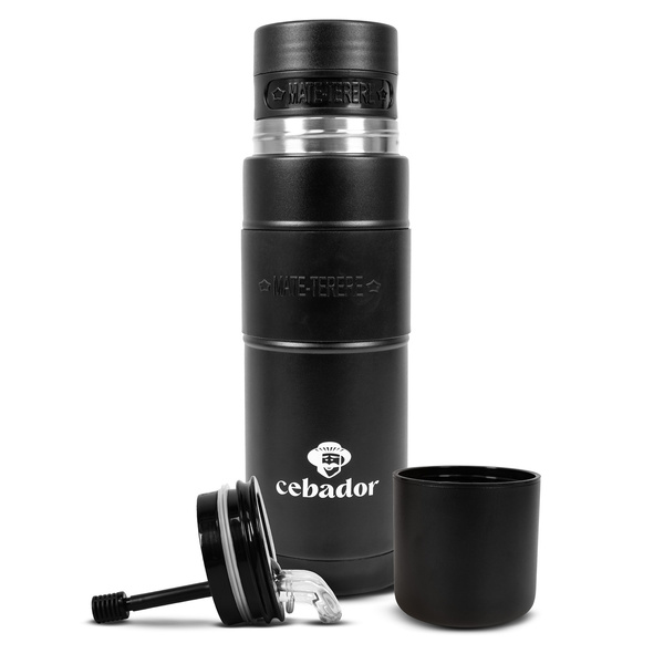 Yerbomos XL ALL IN ONE - 750 ml - Nádoba, termoska a bombilla v jednom (černá)