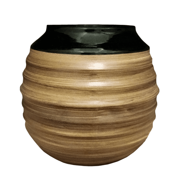 Ceramic Calabash black - Verde Mate 300ml