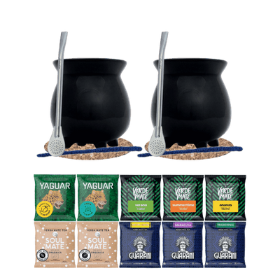 Sada Yerba Maté 10x50g 2x Kalabása + 2x Bombilla