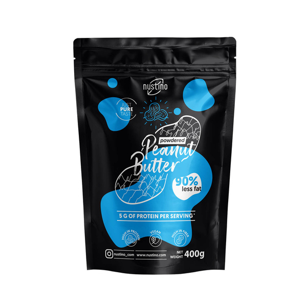 Nustino - arašídové máslo v prášku - bez přísad (Pure) 400g