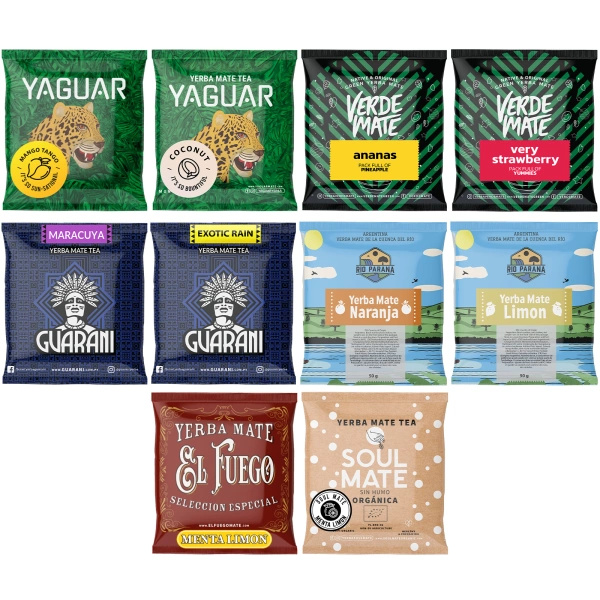 Yerba Mate LEPŠÍ NA ZAČÁTEK 10x50g POUZE OVOCE