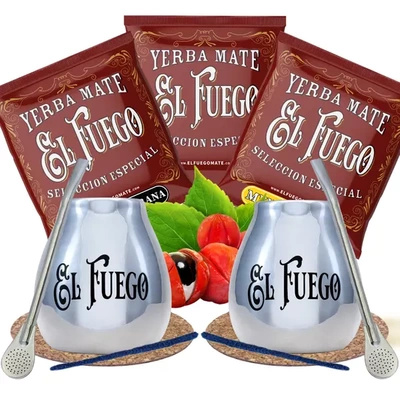 Yerba Mate Set pro páry El Fuego THE BEST