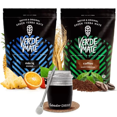 Verde Mate yerba mate sada kalabasa Drive bombilla