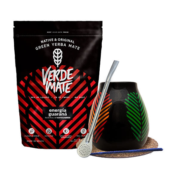 Sada pro začátečníky Bombilla Maté + Yerba Mate Verde
