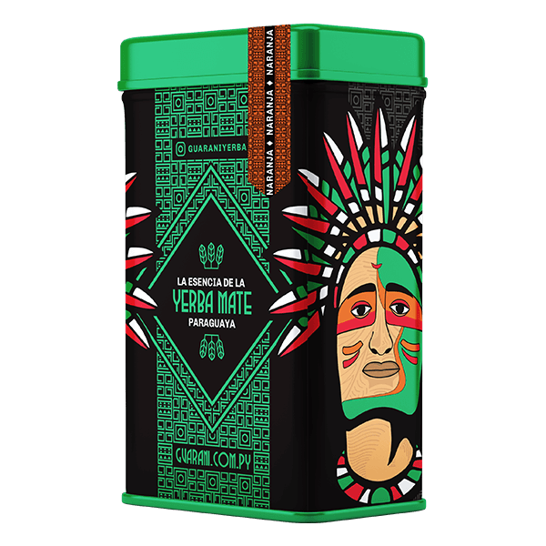 Yerbera – Plechovka + Guarani Naranja 0,5 kg