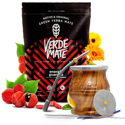 Sada Yerba Verde Mate Energia 0,5kg + TermoColador