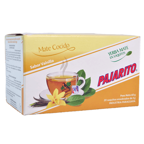 Pajarito s příchutí vanilka v sáčcích 20x3g