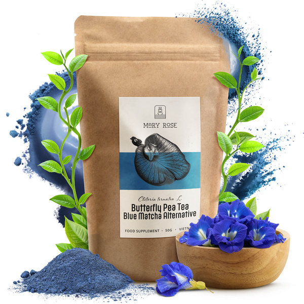 Mary Rose – Blue Matcha Alternative – Butterfly Pea Tea (prášek) 50 g