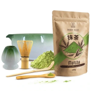 Sada na vaření čaje Matcha: matcha 100g + příslušenství