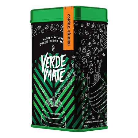Yerba Mate Verde Mate Green Naranja Tropico 0.5kg cín