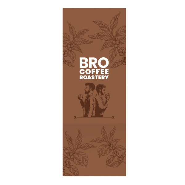 Páska na dárkovou krabičku s logem Bro Coffee Roastery – velká