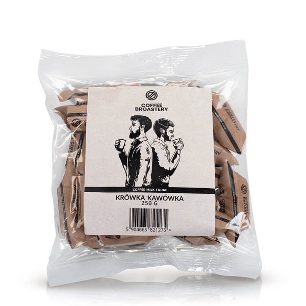 Dárková sada Coffee Broastery: káva Brazil Mogiana + mléčné karamelky s kávou + hrnek