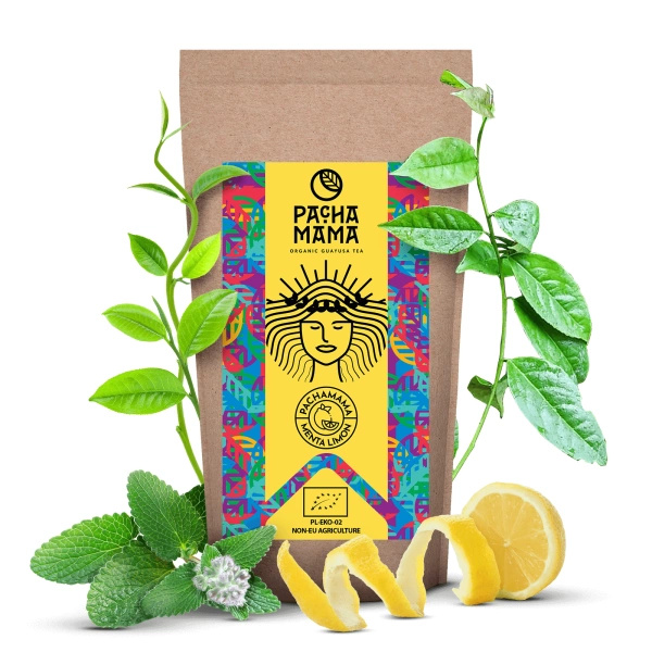 Guayusa Pachamama Menta Limón – organická certifikovaná guayusa – 100g