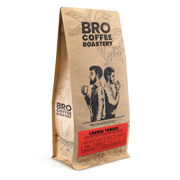 Bro Coffee Roastery – Zrnková káva Crema Tango 1 kg