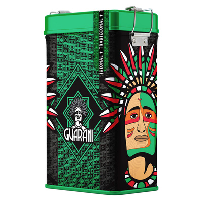 Yerbera – Plechovka + Guarani Elaborada con Palo Tradicional 0,5 kg