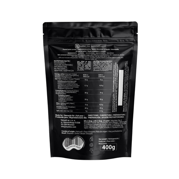 Nustino - arašídové máslo v prášku - Coconut 400g