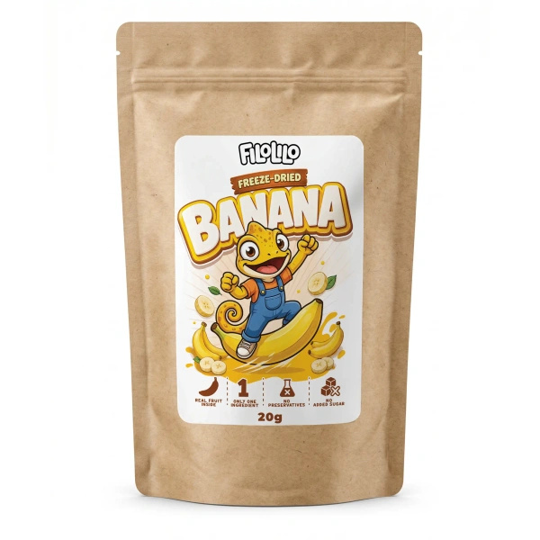 FiloLilo – Lyofilizované banány (plátky) 20 g