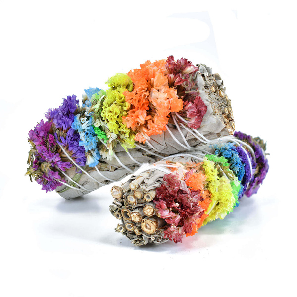 Dárková sada: Palo Santo 50 g + bílá šalvěj "Sedm čaker"