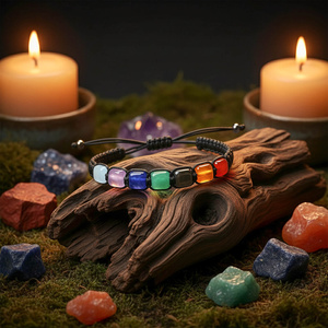 Náramek „Sedm čaker“ – na šňůrce