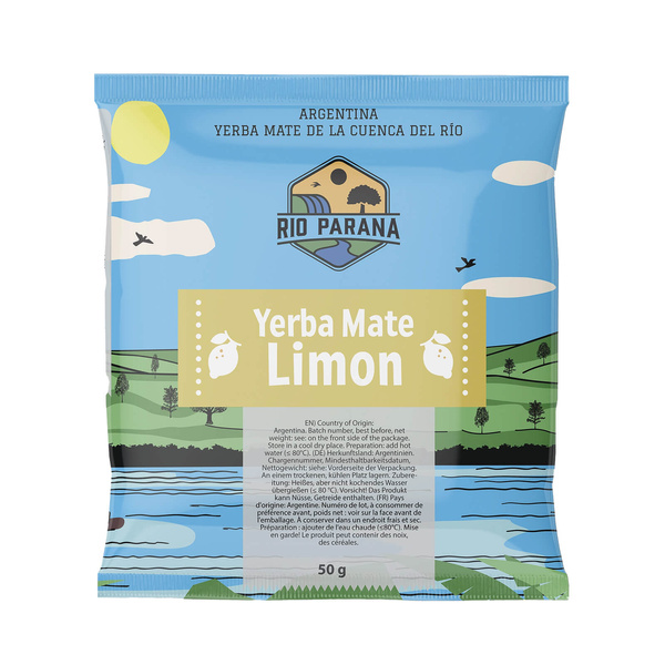 Yerba Mate Rio Parana 7x50g sada vzorků + příslušenství