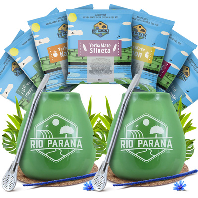 Yerba Maté Rio Parana Sada PRO DVA Kalabása Bombilla