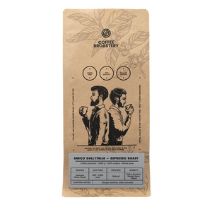 Bro Coffee Roastery - Zrnková káva Amico dall'Italia Espresso Roast 1 kg