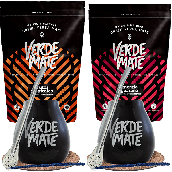 Sada Yerba Mate Bombilla Maté pro dva 1kg