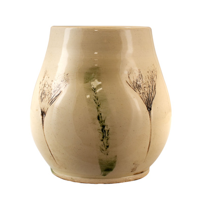 Keramická kalabasa Flora Brown 300 ml – série Crater