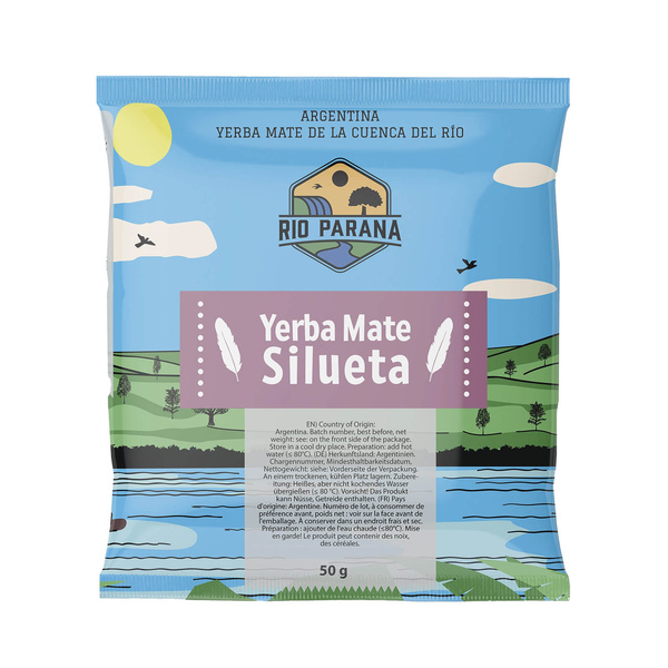 Yerba Mate Rio Parana 7x50g sada vzorků + příslušenství