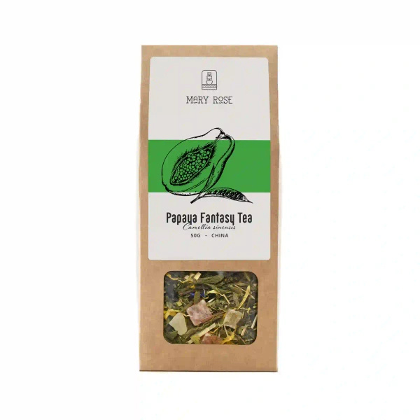 Mary Rose - Zelený Čaj Papaya Fantasy - 50 g