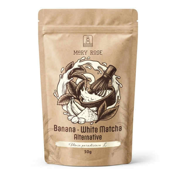 Mary Rose – White Matcha Alternative – Banán (prášek) 50 g