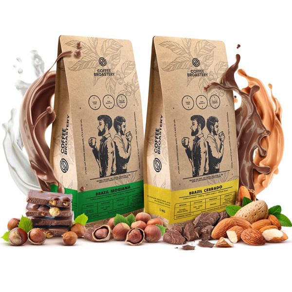 Sada Bro Coffee Roastery Brazil Samba + Brazil Cerrado 2x1kg (2kg)