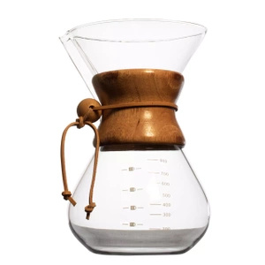 Překapávač na kávu typu chemex 800 ml + znovupoužitelný filtr